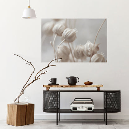 Poster orizzontale staccabile e attaccabile MYSTICAL BOTANICAL BLUSH