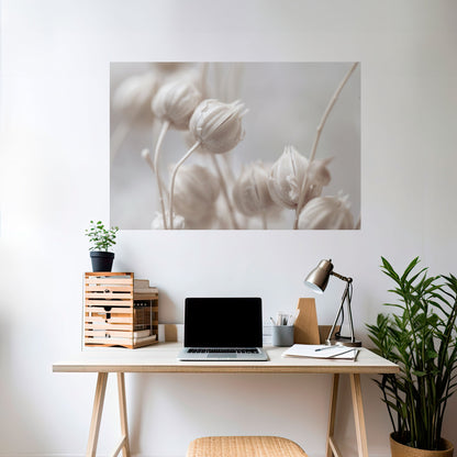 Poster orizzontale staccabile e attaccabile MYSTICAL BOTANICAL BLUSH
