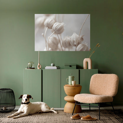 Poster orizzontale staccabile e attaccabile MYSTICAL BOTANICAL BLUSH