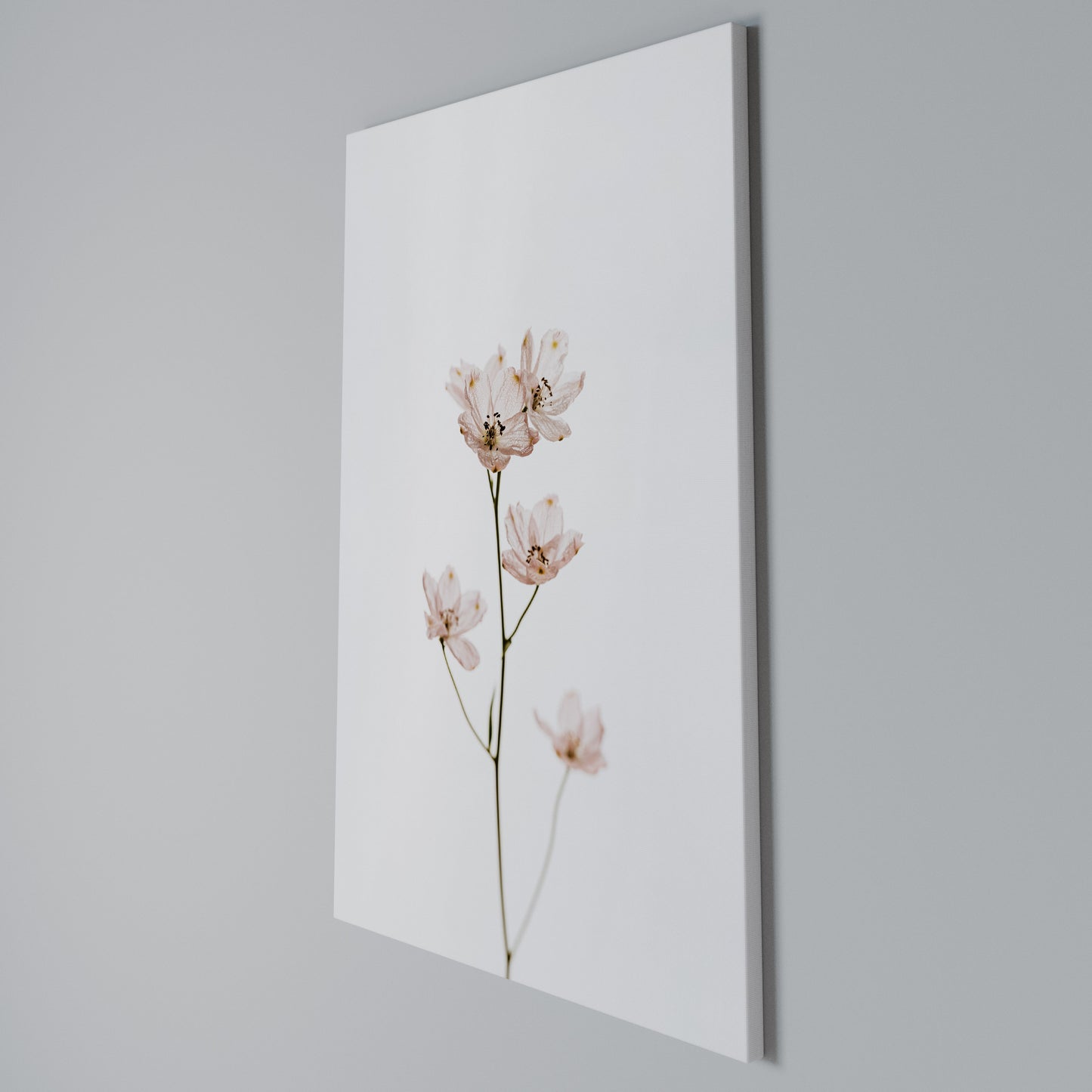 WHISPERS OF PINK Stampa su Tela Verticale