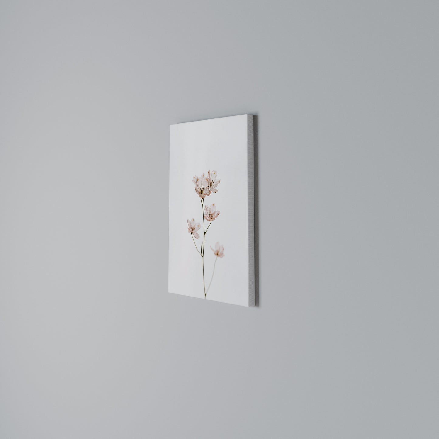 WHISPERS OF PINK Stampa su Tela Verticale