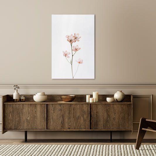 WHISPERS OF PINK Vertical Canvas Print