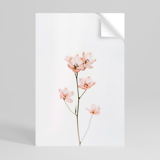 Poster verticale staccabile e attaccabile SUSSURRI DI ROSA