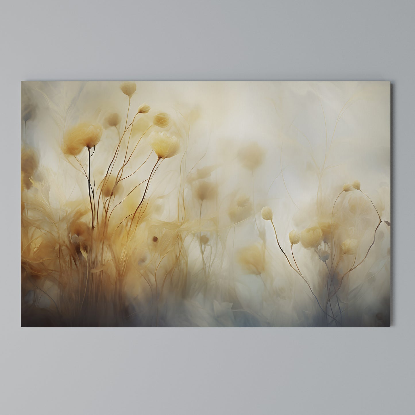 GOLDEN HUE EMBRACE Stampa su tela orizzontale