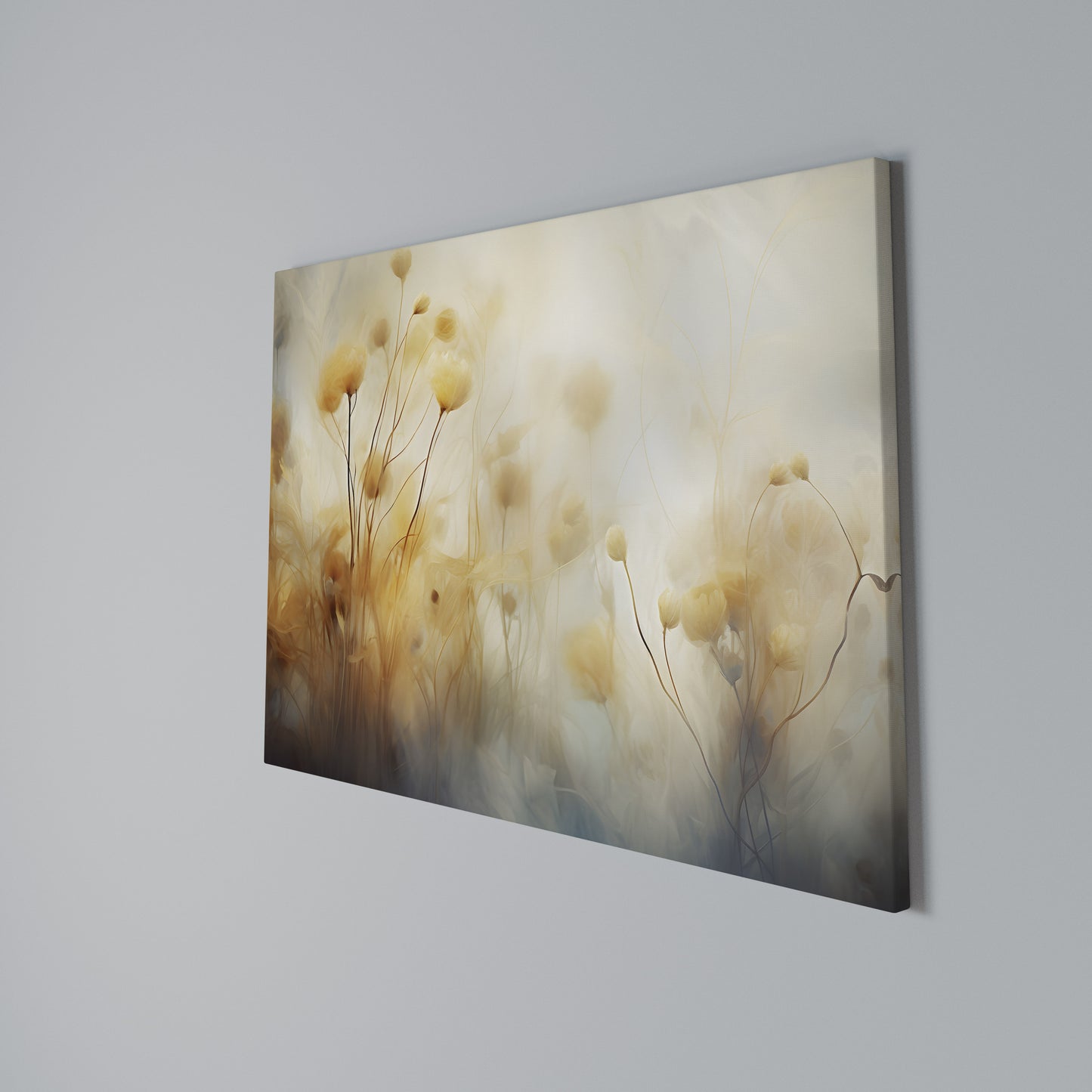 GOLDEN HUE EMBRACE Stampa su tela orizzontale