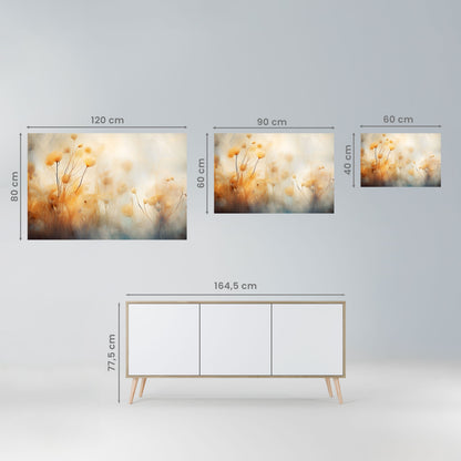 GOLDEN HUE EMBRACE Poster orizzontale staccabile e attaccabile