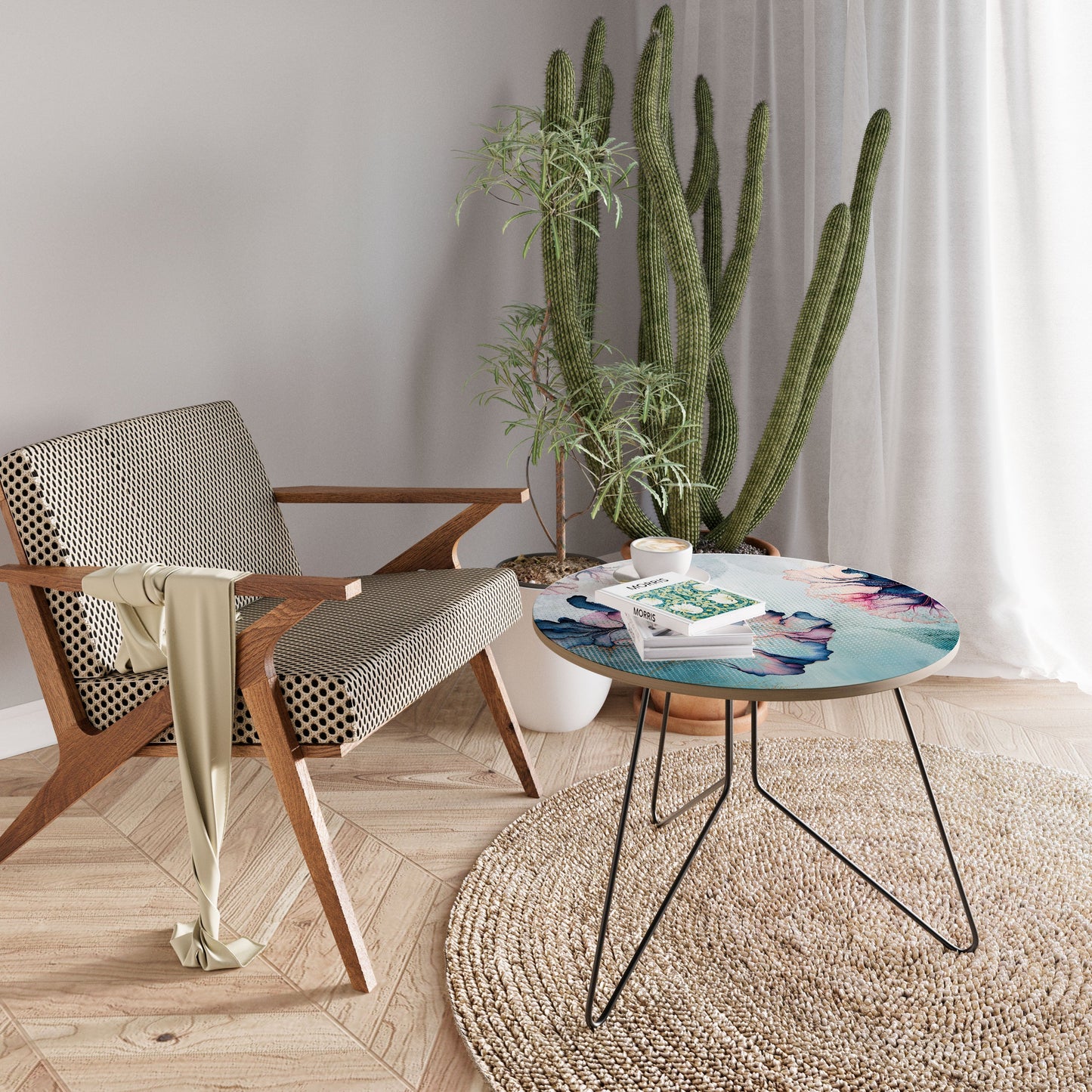 Tavolino da caffè grande ICY BLOSSOMS