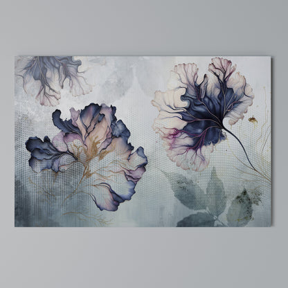 ICY BLOSSOMS Stampa su tela orizzontale
