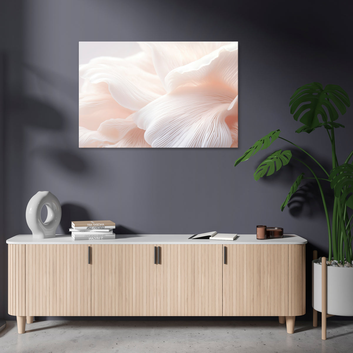 DELICATE PINK HARMONY Stampa su tela orizzontale