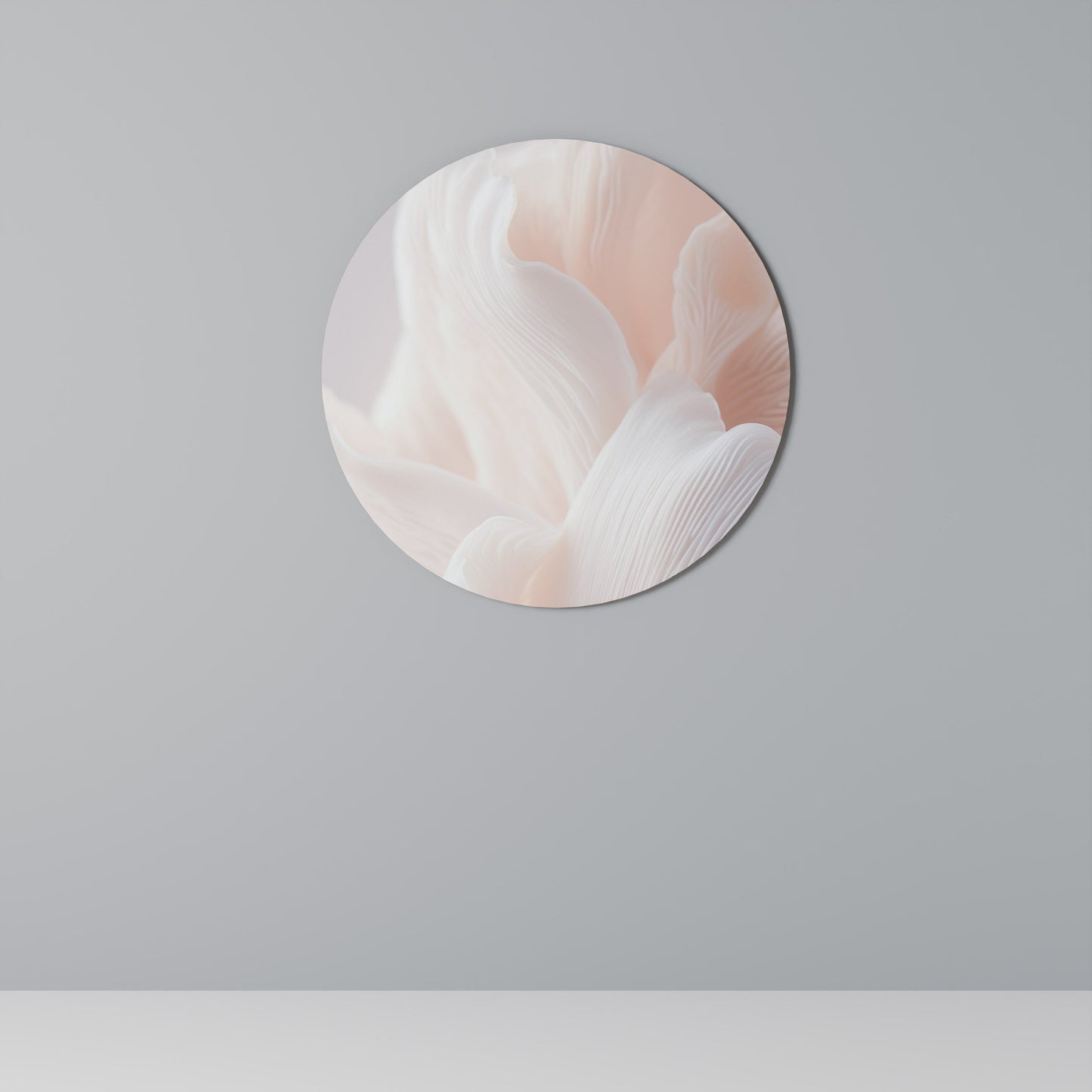 Decorazione murale rotonda DELICATE PINK HARMONY
