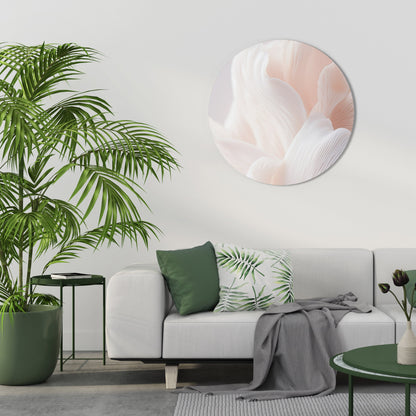 Decorazione murale rotonda DELICATE PINK HARMONY