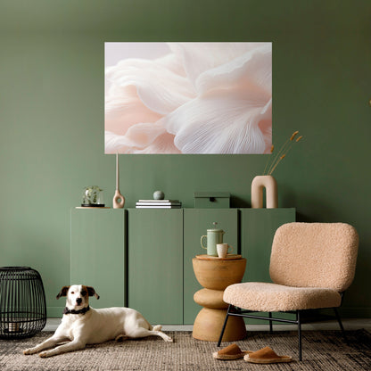 Poster orizzontale staccabile e attaccabile "DELICATE PINK HARMONY"