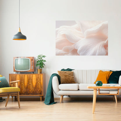 Poster orizzontale staccabile e attaccabile "DELICATE PINK HARMONY"