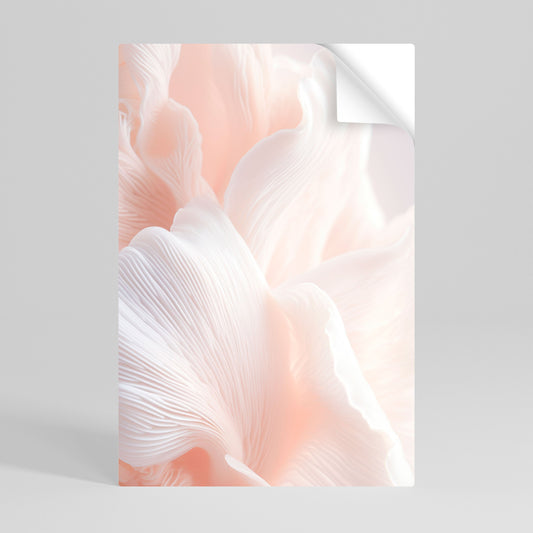 Poster verticale staccabile e attaccabile "DELICATE PINK HARMONY"