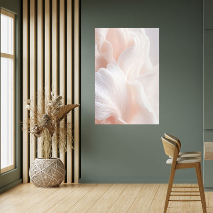 Poster verticale staccabile e attaccabile "DELICATE PINK HARMONY"