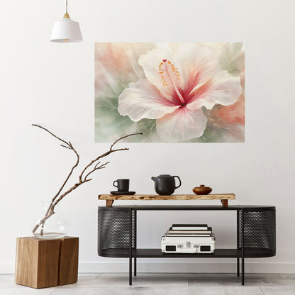 Poster orizzontale staccabile e attaccabile GOSSAMER FLORAL DREAM
