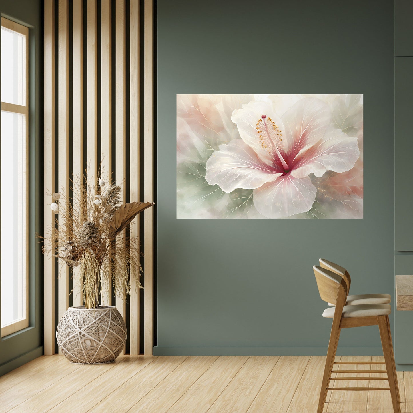 Poster orizzontale staccabile e attaccabile GOSSAMER FLORAL DREAM