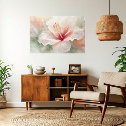 Poster orizzontale staccabile e attaccabile GOSSAMER FLORAL DREAM