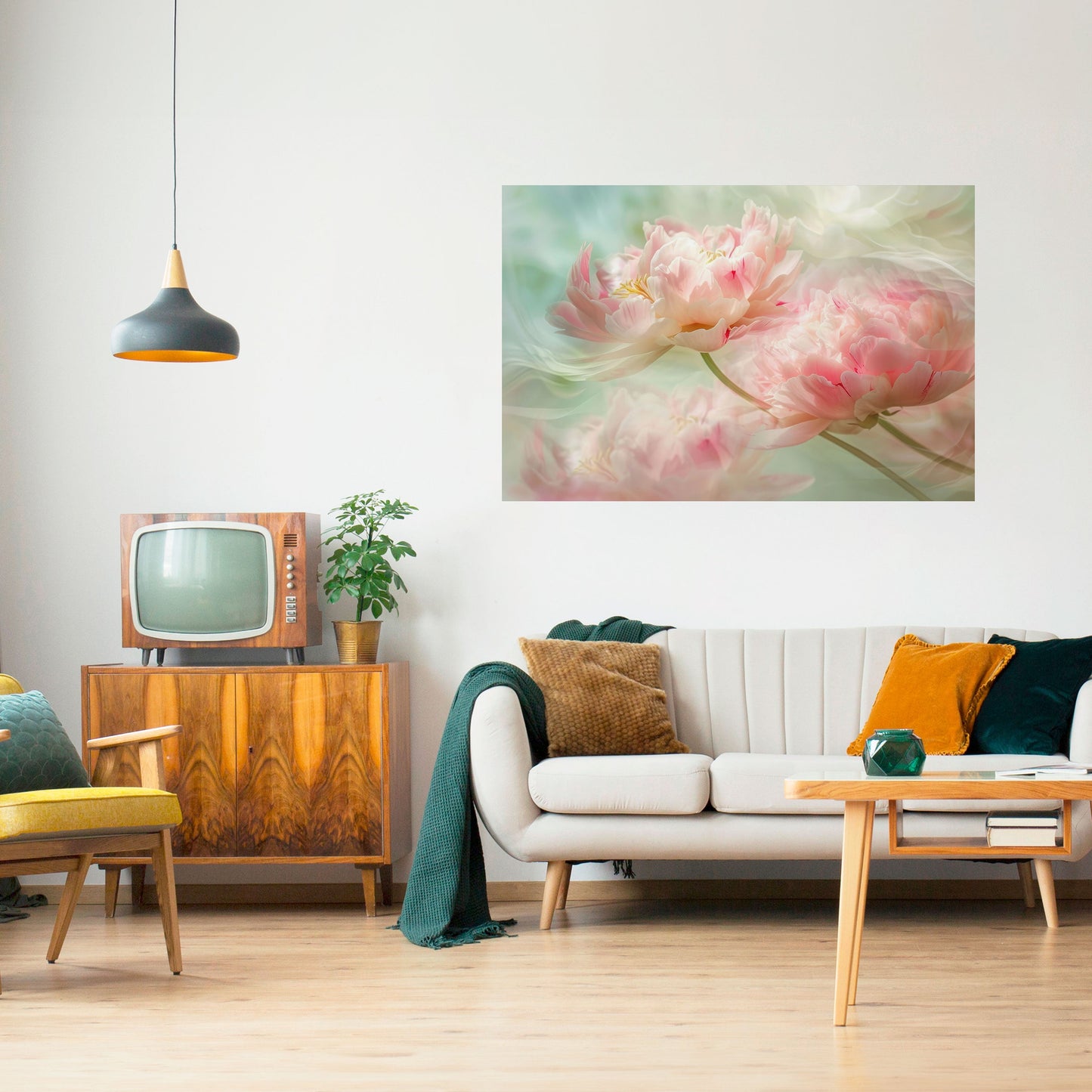 Poster orizzontale staccabile e attaccabile GENTLE HARMONY UNFOLDED