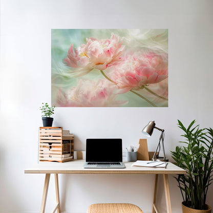 Poster orizzontale staccabile e attaccabile GENTLE HARMONY UNFOLDED