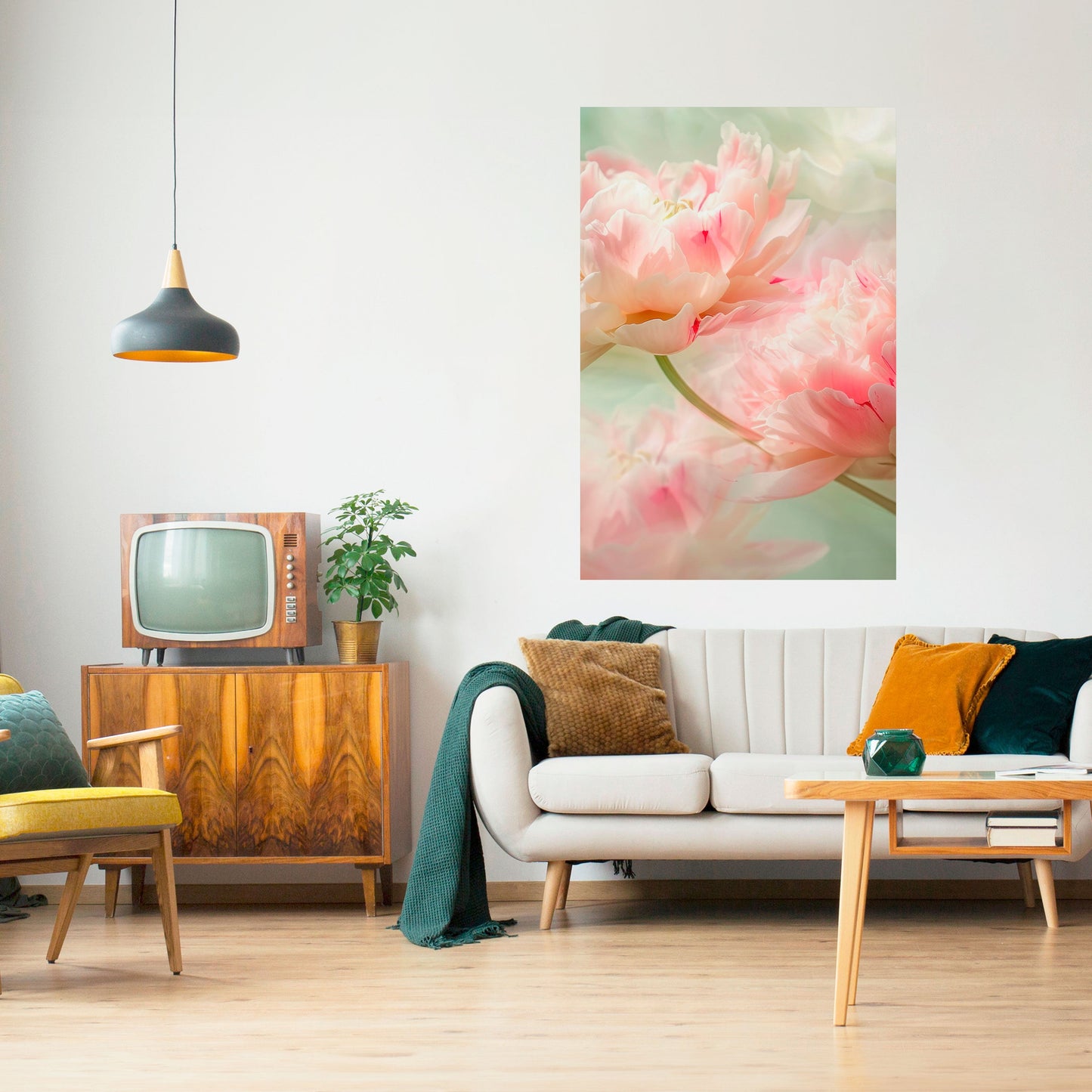 Poster verticale staccabile e attaccabile GENTLE HARMONY UNFOLDED
