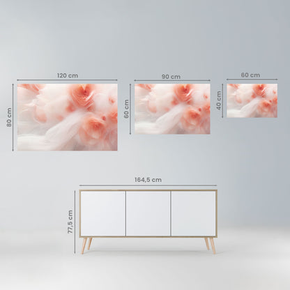 Poster orizzontale staccabile e attaccabile TENDER BLOSSOM VEIL