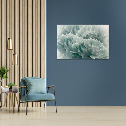 TREE PEONIES Stampa su tela orizzontale