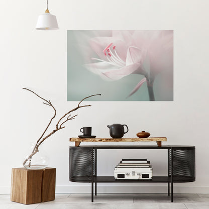 GENTLE LILY Poster orizzontale staccabile e attaccabile