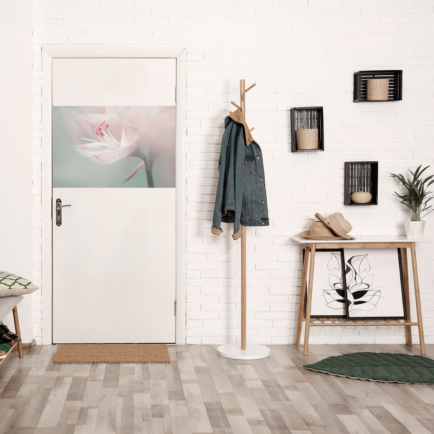 GENTLE LILY Poster orizzontale staccabile e attaccabile