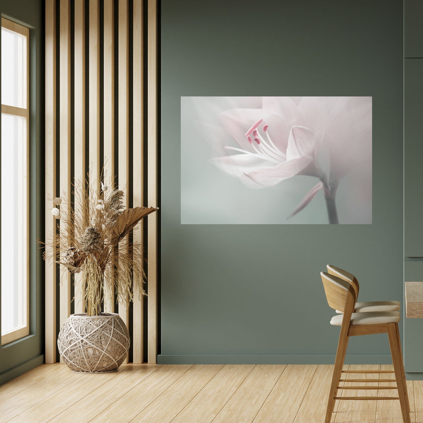 GENTLE LILY Poster orizzontale staccabile e attaccabile