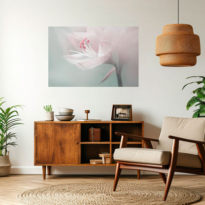GENTLE LILY Poster orizzontale staccabile e attaccabile