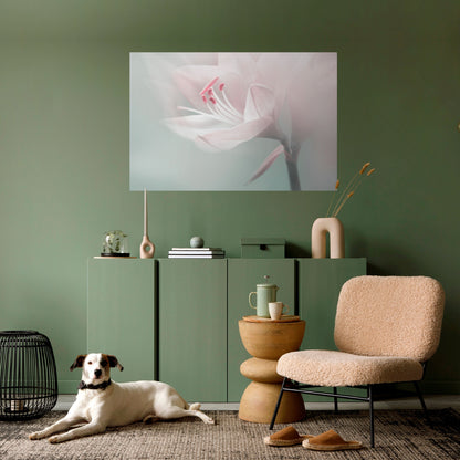 GENTLE LILY Poster orizzontale staccabile e attaccabile