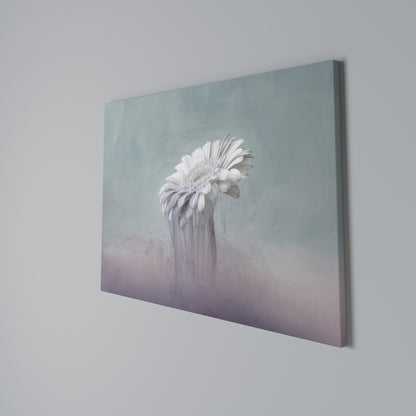 MELTING GERBERA Stampa su tela orizzontale