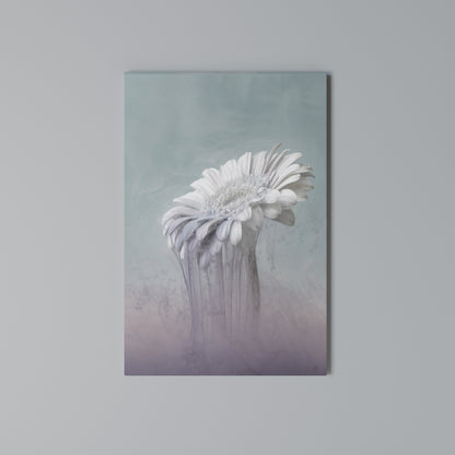 MELTING GERBERA Stampa su Tela Verticale