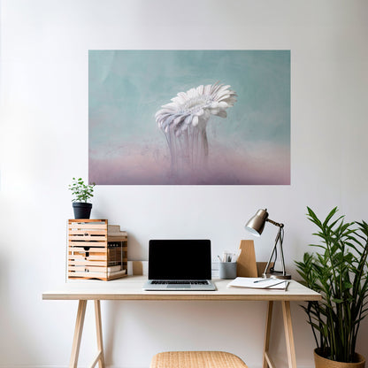 Poster orizzontale stacca e attacca GERBERA SCIOLTA