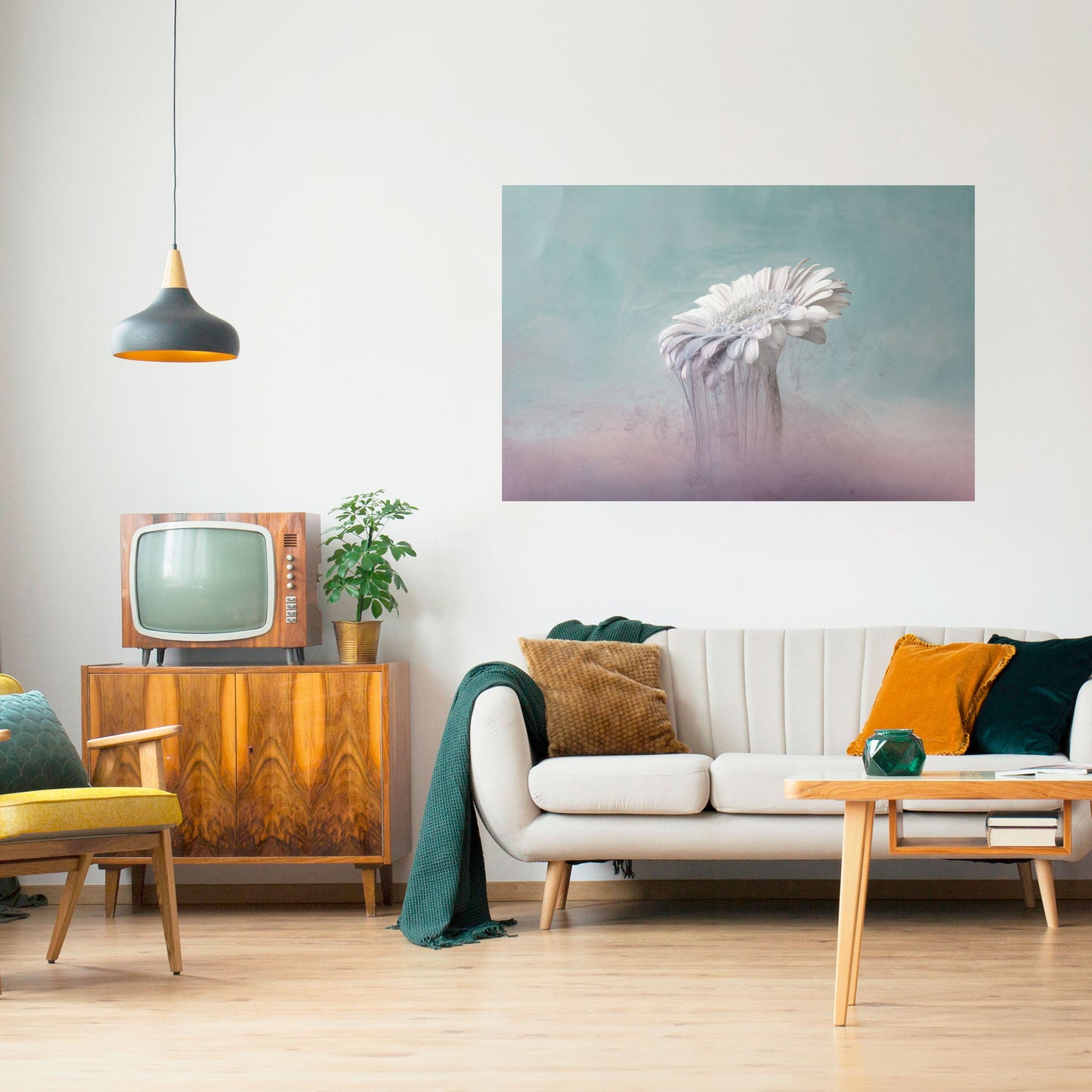 Poster orizzontale stacca e attacca GERBERA SCIOLTA