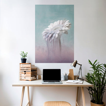 Poster verticale staccabile e attaccabile GERBERA SCIOLTA
