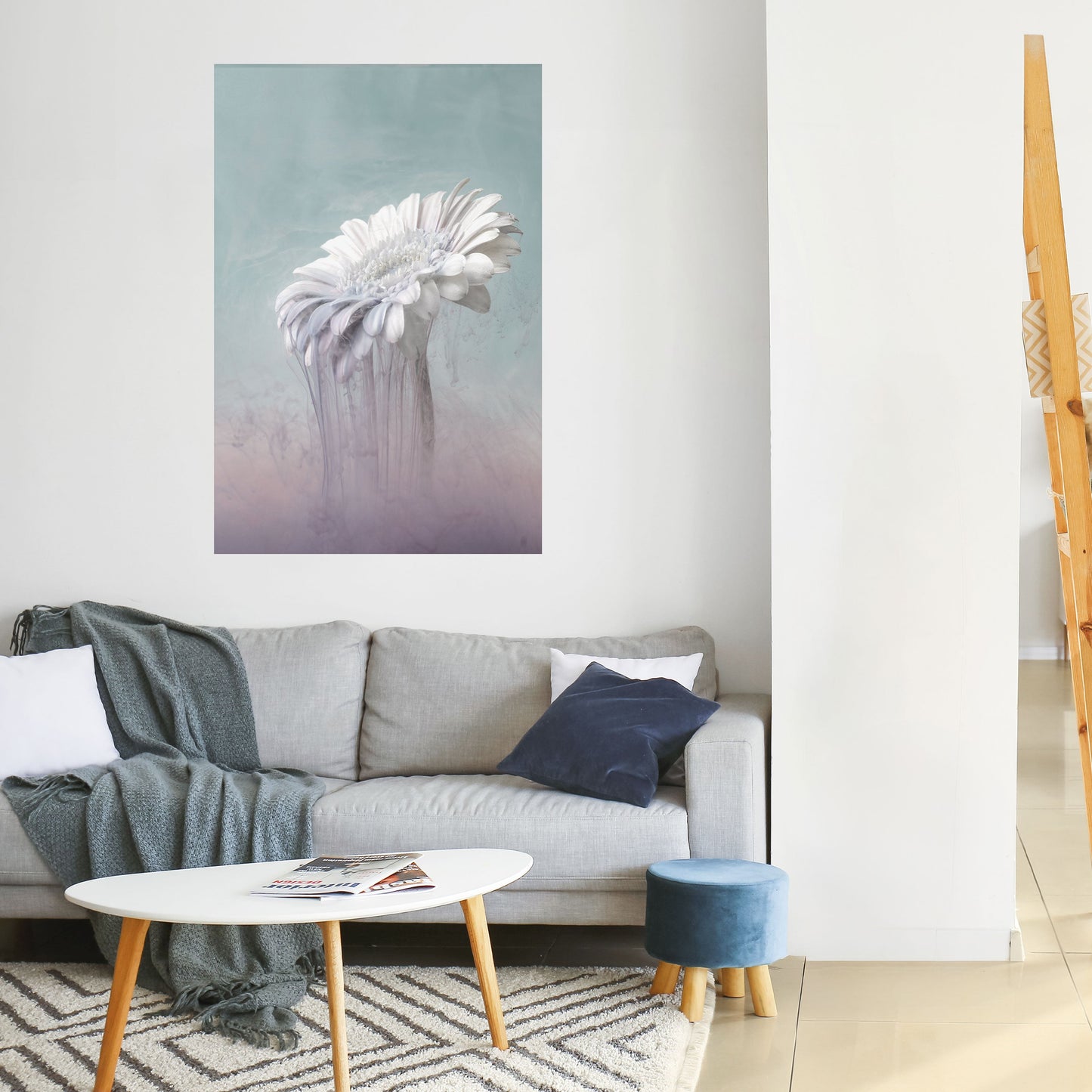 Poster verticale staccabile e attaccabile GERBERA SCIOLTA