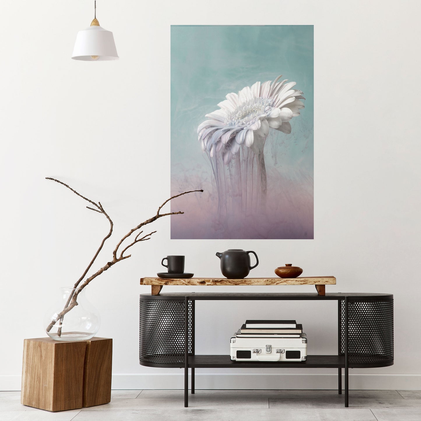 Poster verticale staccabile e attaccabile GERBERA SCIOLTA