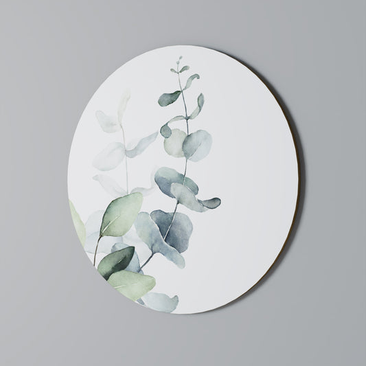 AQUA LEAF SYMPHONY - Decorazione murale rotonda