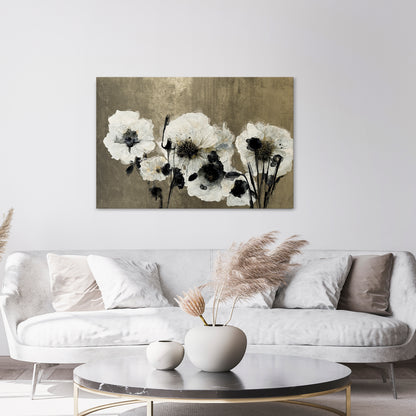 HARMONY IN WHITE Stampa su tela orizzontale
