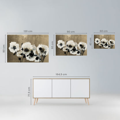 Poster orizzontale staccabile e attaccabile ARMONIA IN BIANCO