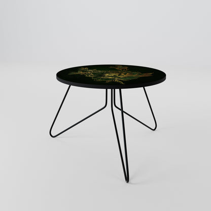 Tavolino da caffè MIDNIGHT FLORAL GLIMMER 60