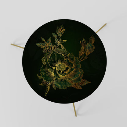Tavolino da caffè MIDNIGHT FLORAL GLIMMER 60