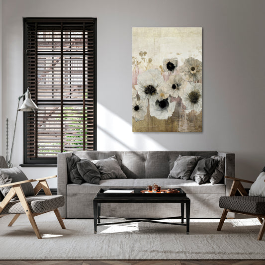 GENTLE VINTAGE HARMONY Vertical Canvas Print