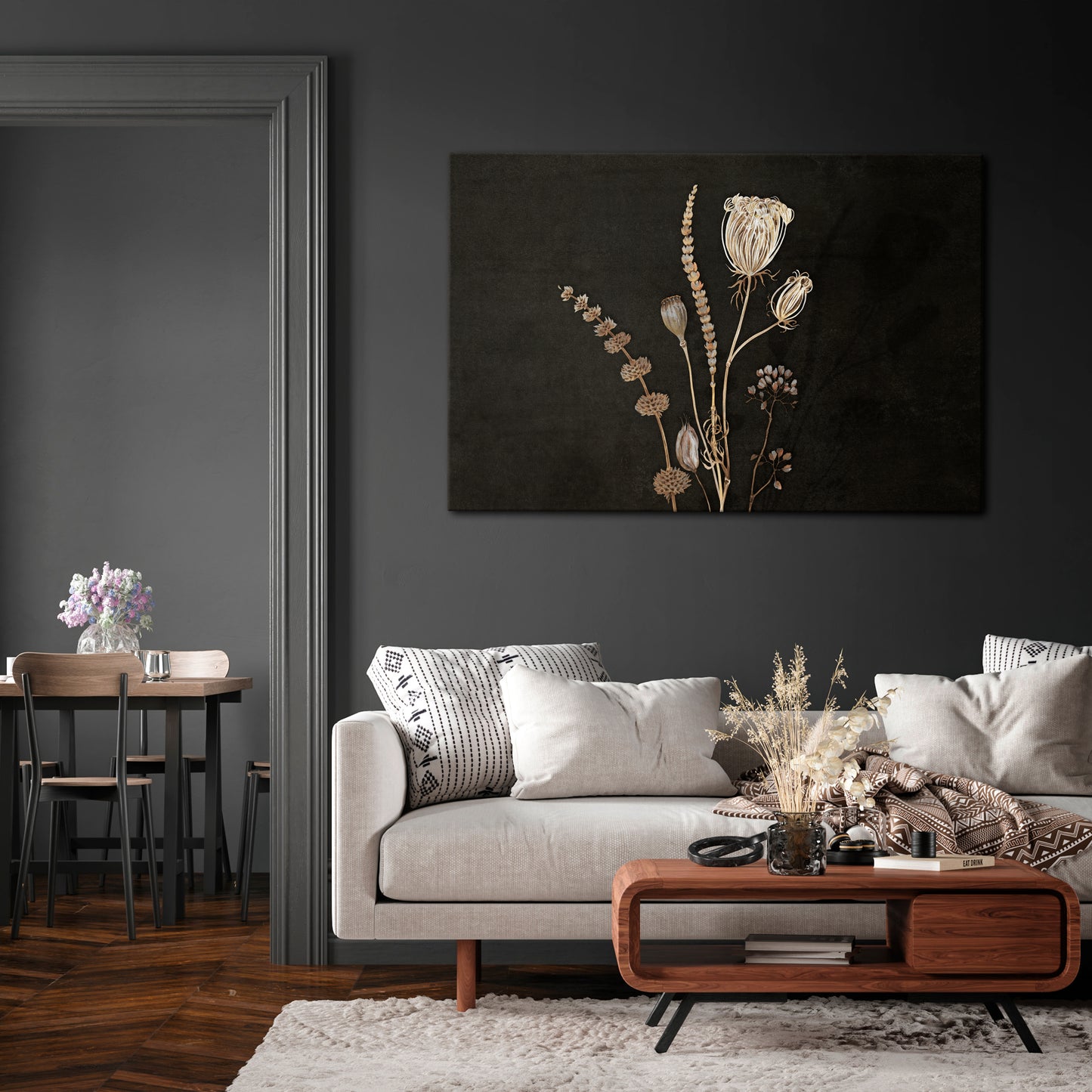 MEADOW ART. Stampa su tela orizzontale