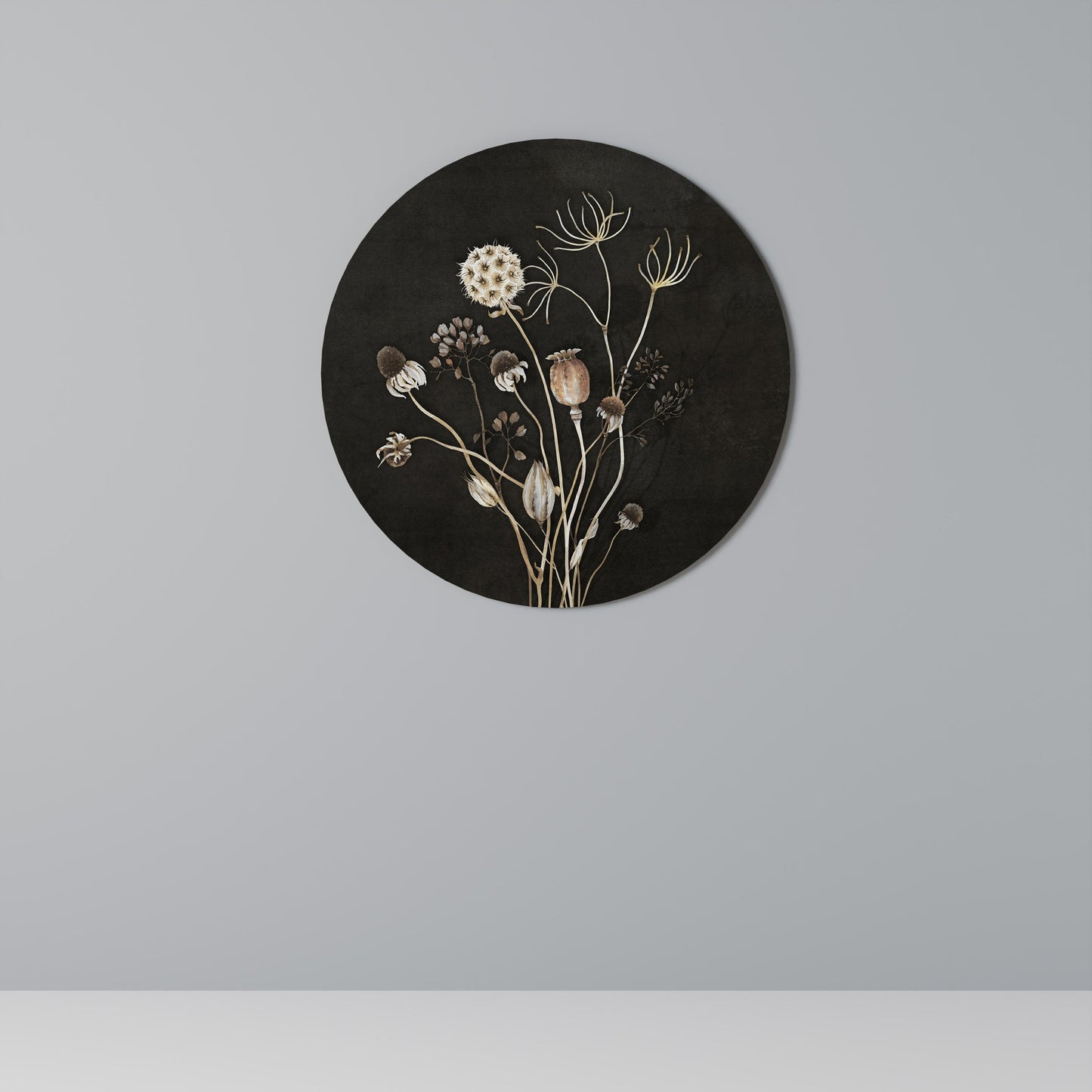 Arte murale rotonda MEADOW SHADES