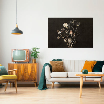 Poster orizzontale staccabile e attaccabile MEADOW SHADES