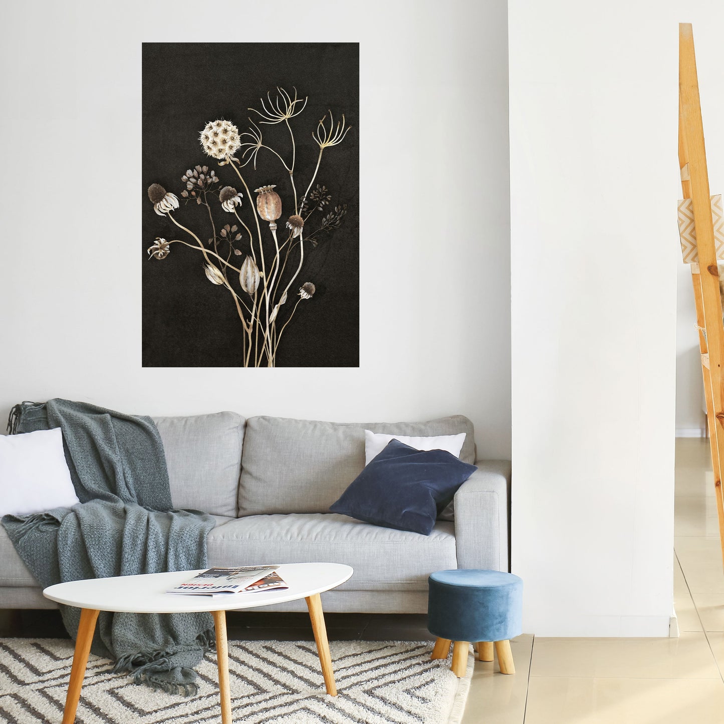 Poster verticale MEADOW SHADES stacca e attacca