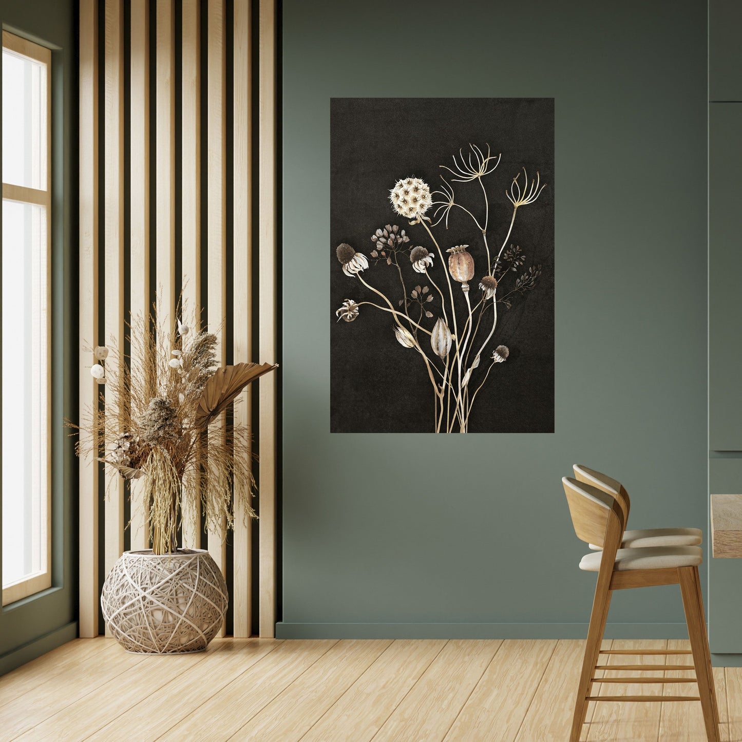 Poster verticale MEADOW SHADES stacca e attacca